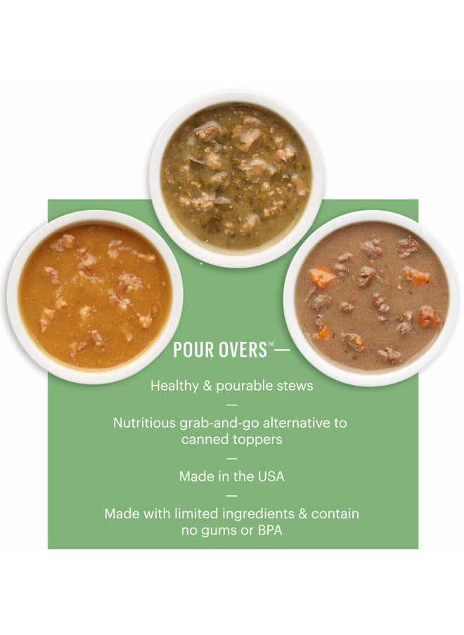 the honest kitchen Superfood POUR OVERS Wet Toppers for Dogs (12 Pack), 5.5 oz - Chicken Stew  - Image 4