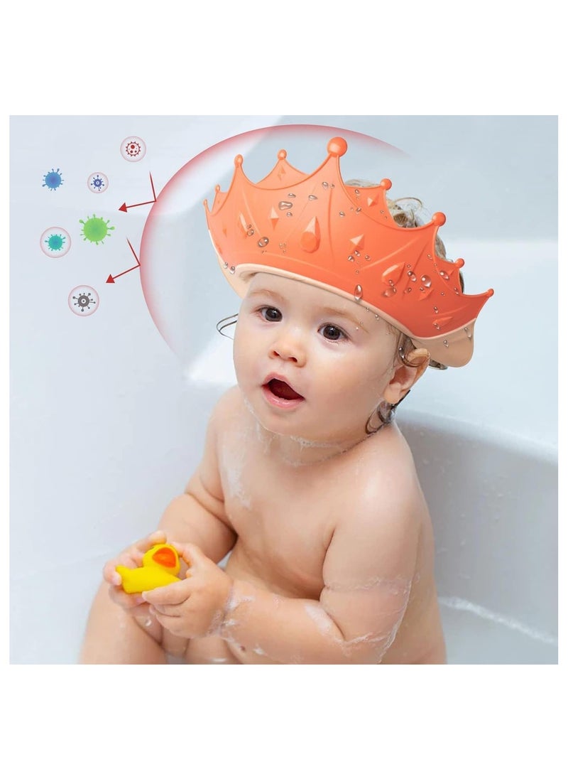 RATSAW - Baby Shower Caps Adjustable Crown for Kid’s Hair Shelter the Baby's Eyes Ears and Cheeks in Bathroom - Image 1