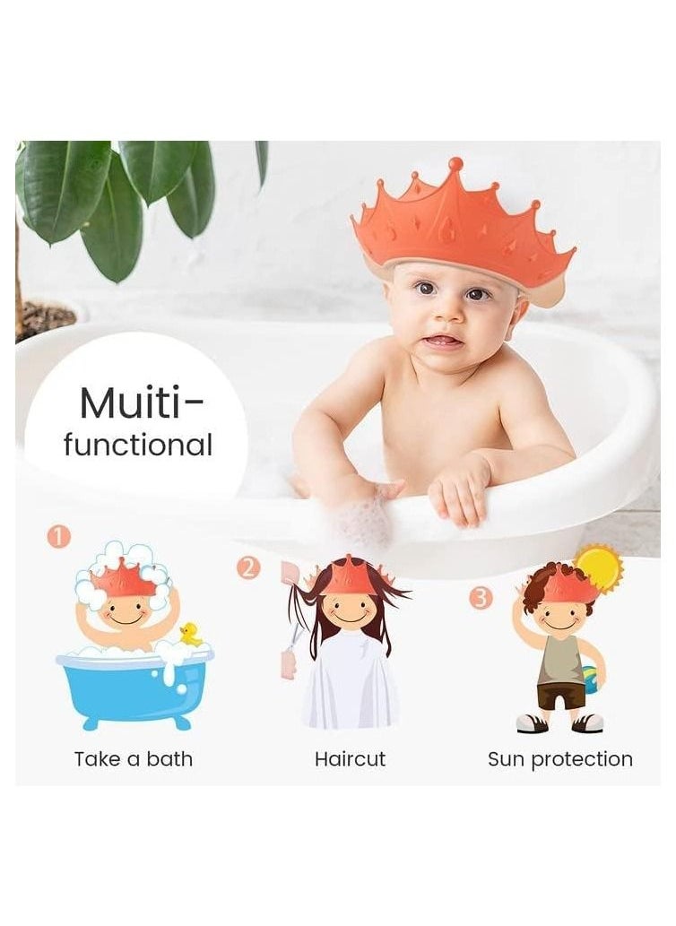RATSAW - Baby Shower Caps Adjustable Crown for Kid’s Hair Shelter the Baby's Eyes Ears and Cheeks in Bathroom - Image 1