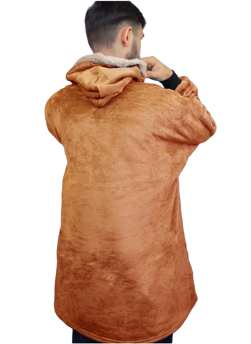 نومي - بلوفر فرو شتوي طويل - Image 1