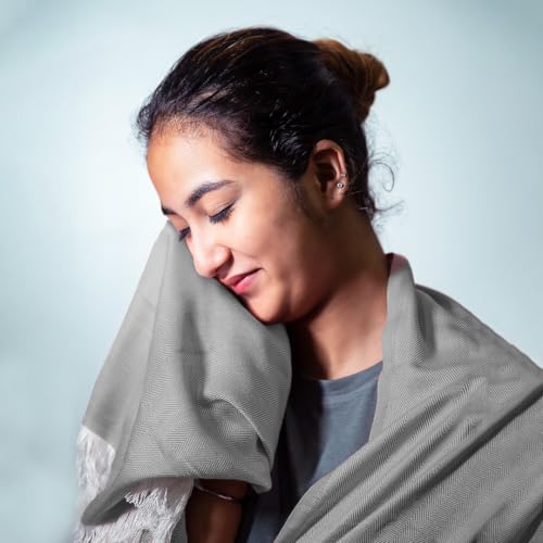 HEELIUM 100% Bamboo Turkish Bath Towel | Ultra Soft & Lightweight | High Absorbency & Fast Drying Towel for Bath | 150 cm x 75 cm - Image 4