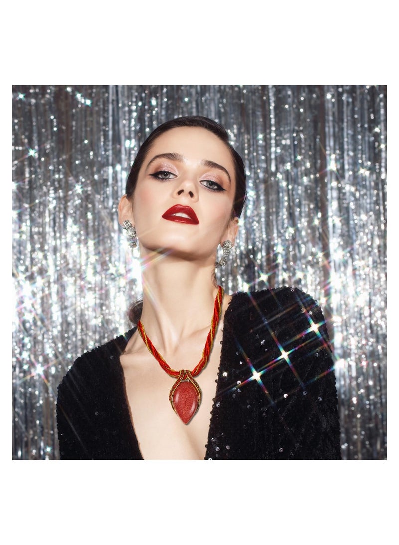 Excefore Bohemian Necklaces for Women, 4 Pieces Vintage Jewelry Necklace Drop-shaped Pendent Collar Necklace, Adjustable Trendy Casual Jewelry Necklace Sets for Party, Wedding, Gifts - Image 4