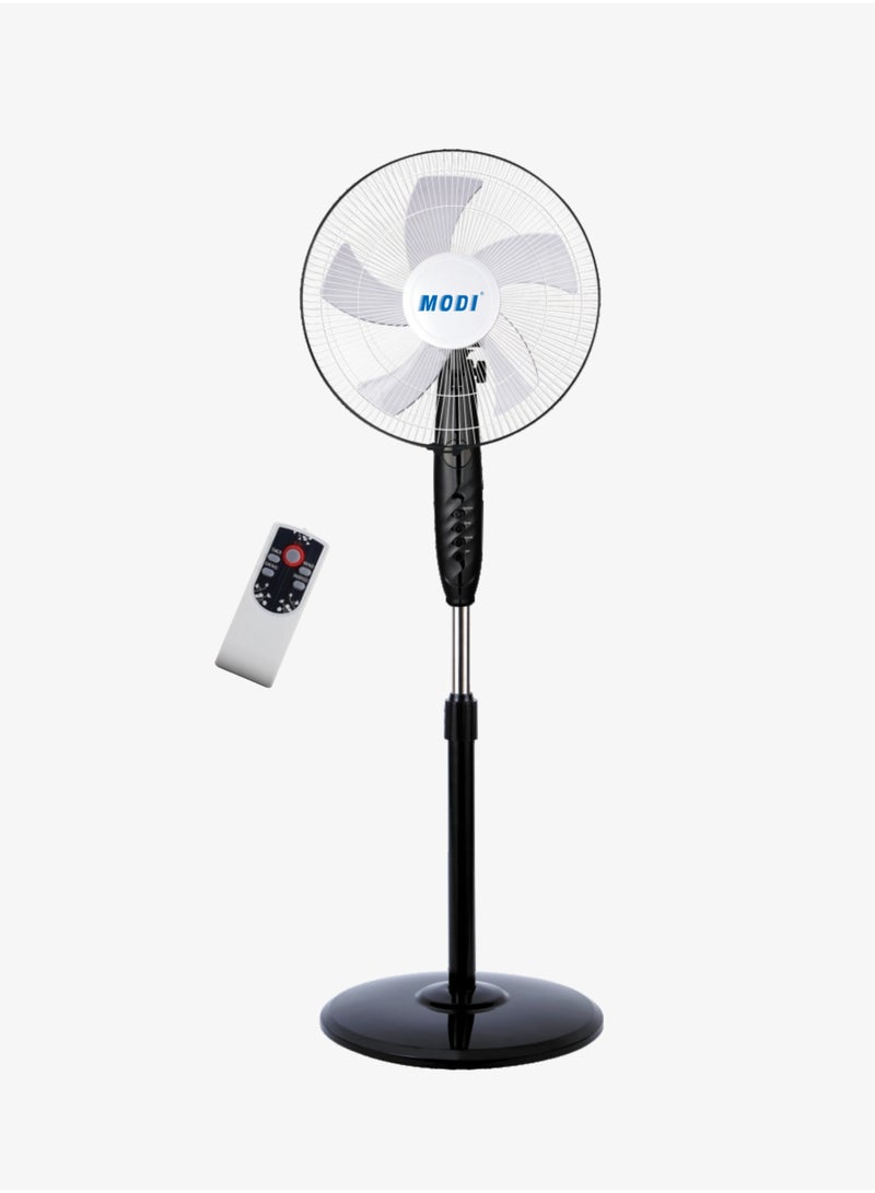 MODI 16" Pedestal Fan with 5 Blades and Remote Control 50W, Adjustable, Silent  - Image 4