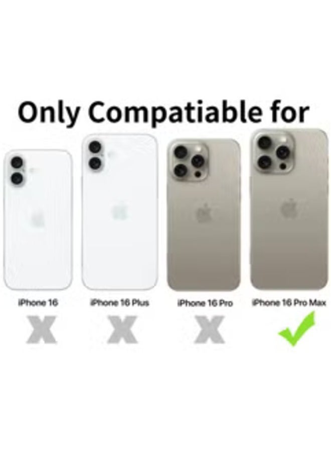 Raxoom iPhone 16 Pro Max 6.9 inch Magnetic Crystal Clear Case â€“ Slim, Shockproof, and Wireless Charging Compatible - Image 2