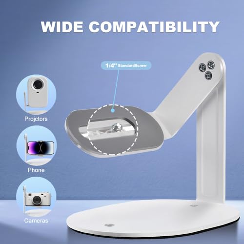 Salange Projector Stand Table Compatible w XGI MI MoGo/Halo Series Projectors, Nebula Capsule 3/Air and More Mini Proyector, Projector Ceiling Mount Wall for Indoor/Outdoor/Office (1/4" Screw) - Image 4