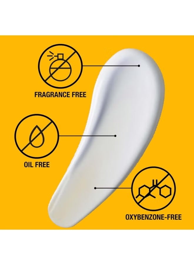 Neutrogena Face Sunscreen, Broad Spectrum SPF 50 Clear Face, Breakout Free Lotion, Fragrance- & Oxybenzone-Free, Non-Comedogenic, 3 fl. ozFluid Ounce - Image 2