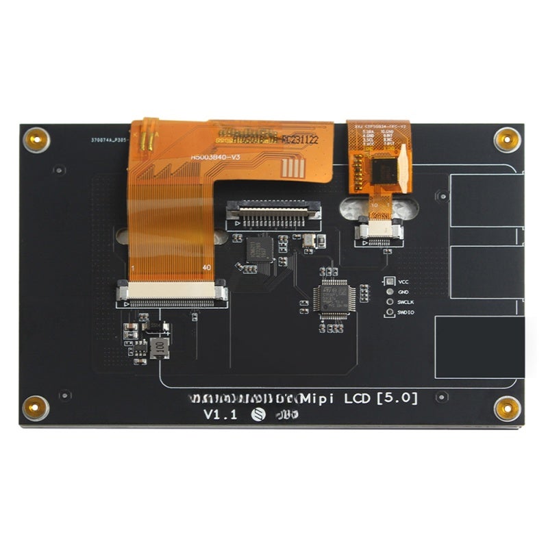 Touchscreen Display 5" Black High-Resolution 800 X 480 Pixels - Capacitive 5-Point Touch Panel IPS Panel for Raspberry Pi Device Setup & User Installation - Image 4