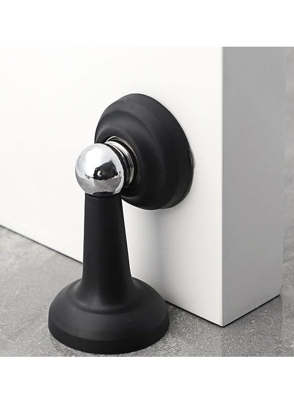 IQS ENTERPRISE IQS Enterprise Suction Door Blocker Door Suction PunchFree Door Stopper AntiCollision Ground Suction Door Handle Wall Suction Durable Magnetic Door Stopper use for Home Bedroom Office1 pcs  - Image 4