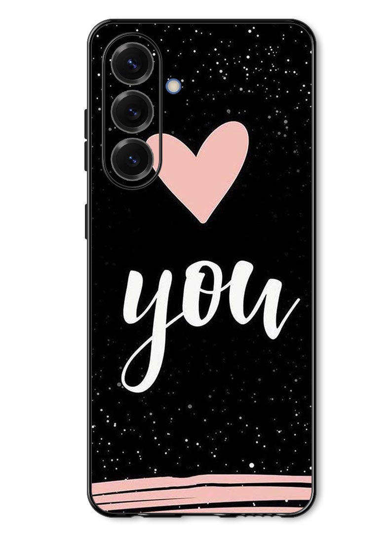 Theodor Case Compatible with Samsung Galaxy A37 Protection Shockproof Bumper Cover You  Heart - Image 1
