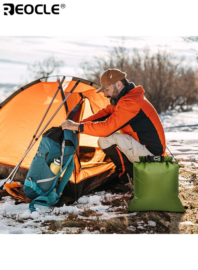 REOCLE 6PCS Waterproof Dry Sacks Lightweight Outdoor Dry Bags Ultimate Watertight Bags for Rafting Boating Camping Suitable for Camping Climbing Rafting Convenient to Store Personal Belongings - Image 2