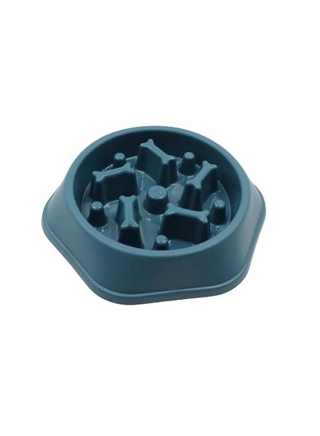 Slow Feeder Dog Bowl Fun Feeder No Chocking Slow Feeder Bloat Stop Dog Cat Food Water Bowl With Funny Pattern - Color May Vary - Image 1