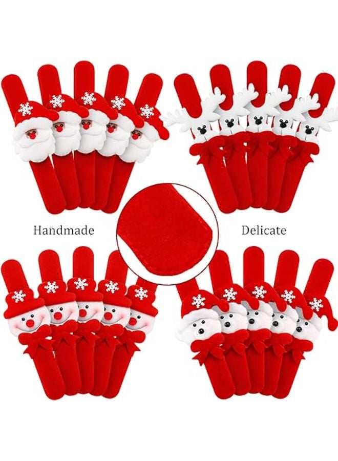 20 pieces - Christmas Slap Bracelets - Image 2