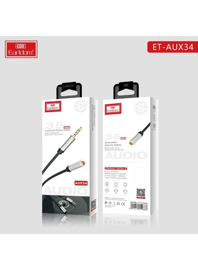 Earldom Extension Stereo AUX Cable ET-AUX34 - Image 2