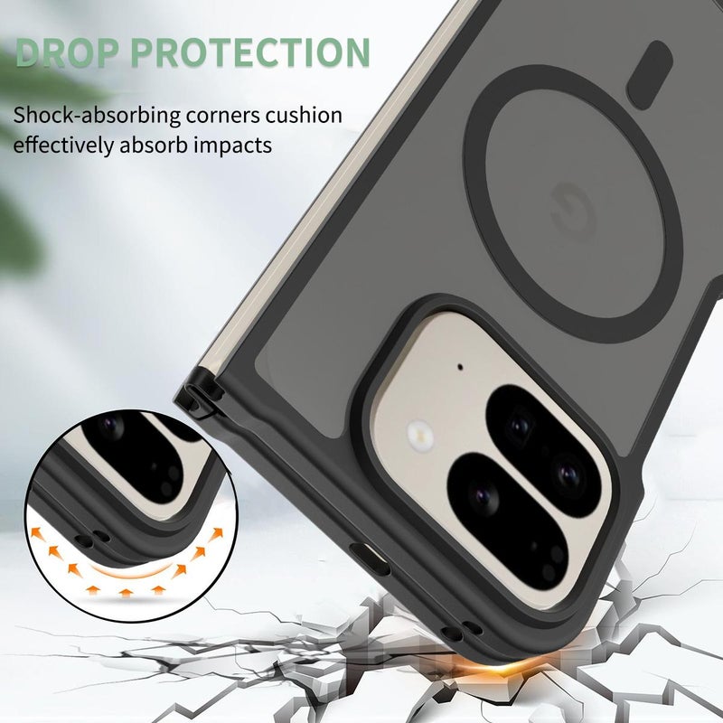 إيروريكس جراب هاتف Google Pixel 10 Pro القابل للطي المصنوع من مادة TPU الهجينة والكمبيوتر MagSafe (أسود) - Image 5