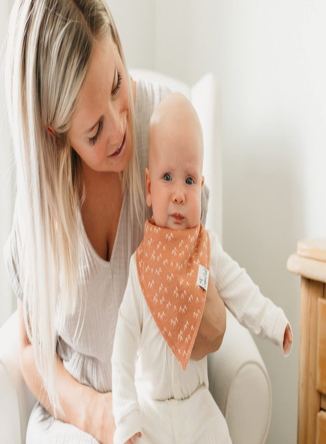 Copper Pearl 4 Pack Soft Cotton Baby Bibs for Drooling and Teething, Absorbent Drool Bibs for Baby Girl and Boy, Adjustable to Fit Newborns to Toddlers, Tons of Styles (Atwood) - Image 2