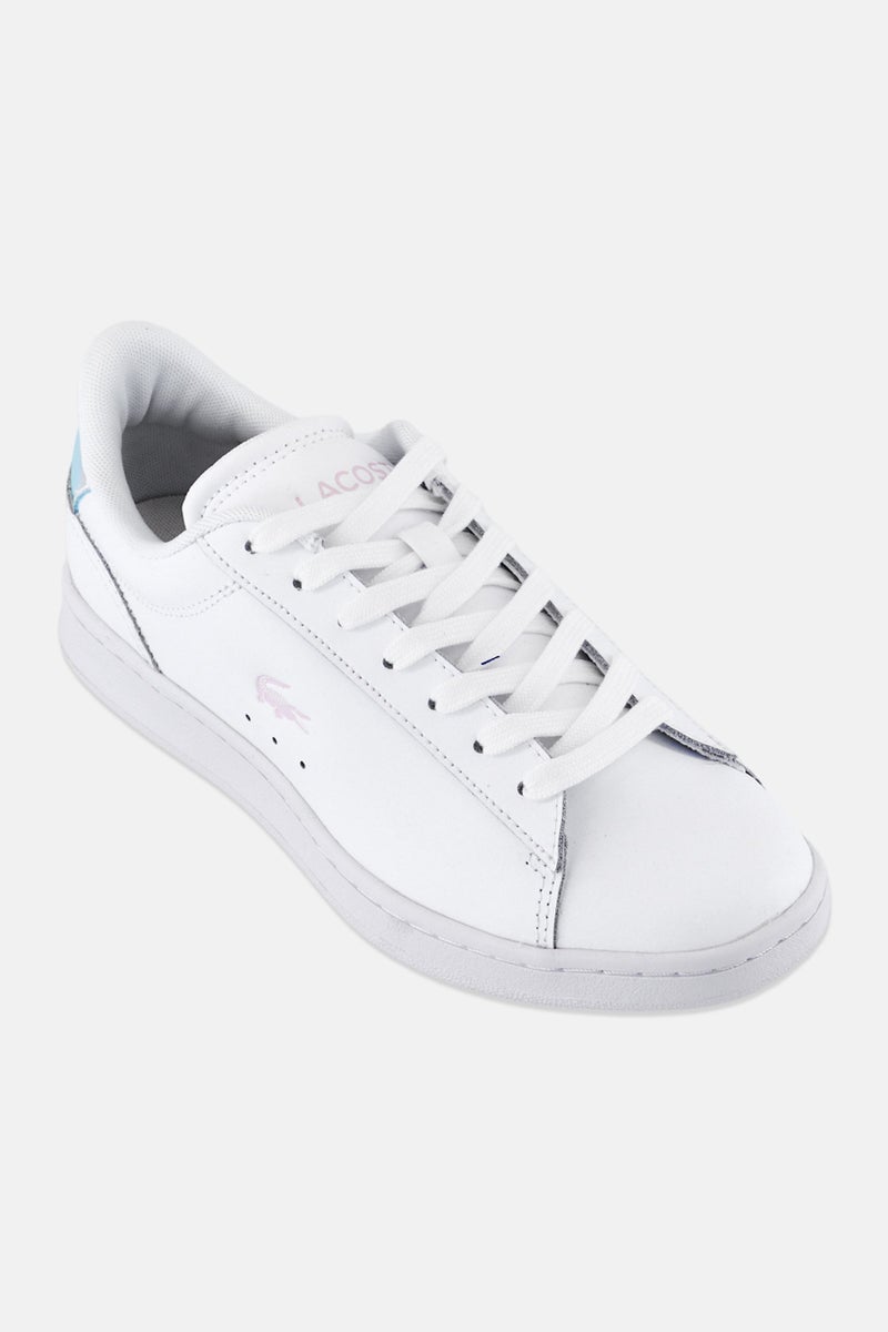 LACOSTE Women Carnaby Set Lace Up Casual Shoes, White - Image 1