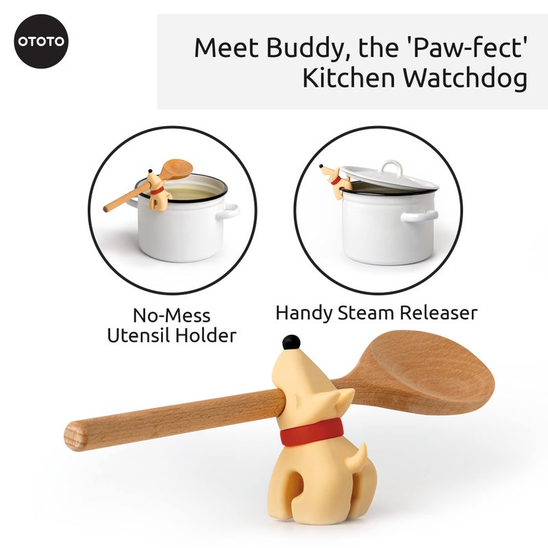 OTOTO Funny Spoon Holder by OTOTO - Spoon Rest for Stove Top - Cooking Gadgets, Cooking Gifts, Cool Kitchen Gadgets, Cool Gifts, Cute Kitchen Accessories - Image 3