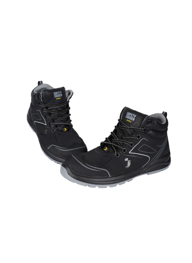 SAFETY JOGGER - 189-48 Safety Jogger Mens Boots CADOR MID Black - Image 1