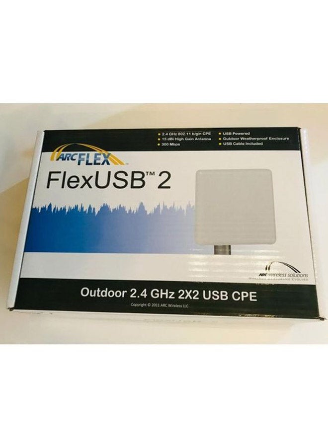 آرك منفذ USB فليكس لاسلكي أبيض - Image 2