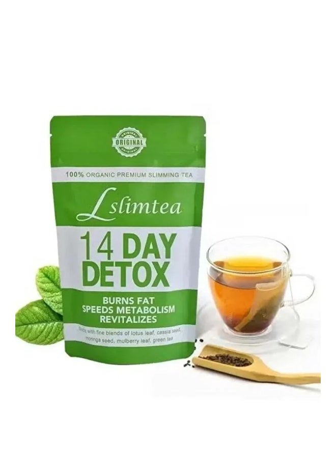 Lumitec Detox Tummy Tea Bags, Weight Loss Slimming Tea, Detox Tea Support Healthy Digestive and Metabolism,14 bags - Image 1