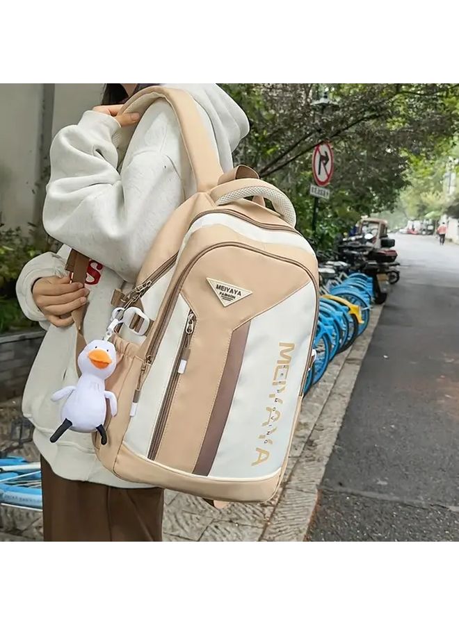 Lightweight Laptop Backpack Large Capacity Shock Absorbing Compartment Green - Image 5