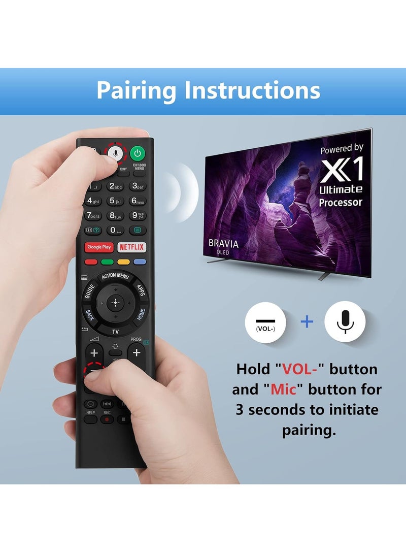 Voice Remote Control Replacement for Sony-Bravia-TVs,for All Sony 4K UHD LED LCD HD Smart TVs - Image 5