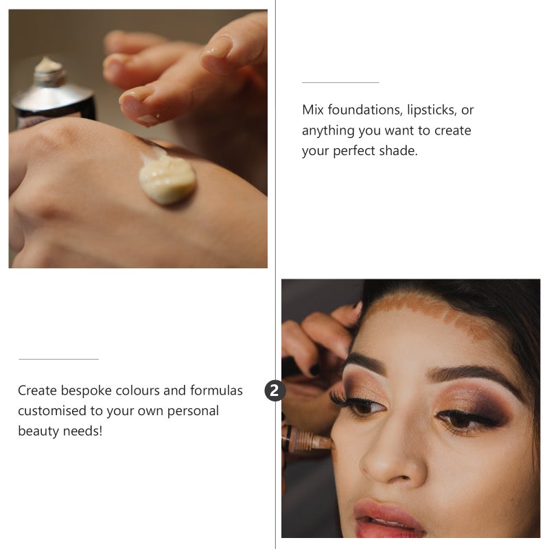 💄 لوحة مكياج يدوية بجودة صالون مع مادة أكريلك شفافة مثالية لخلط الظلال - Image 3