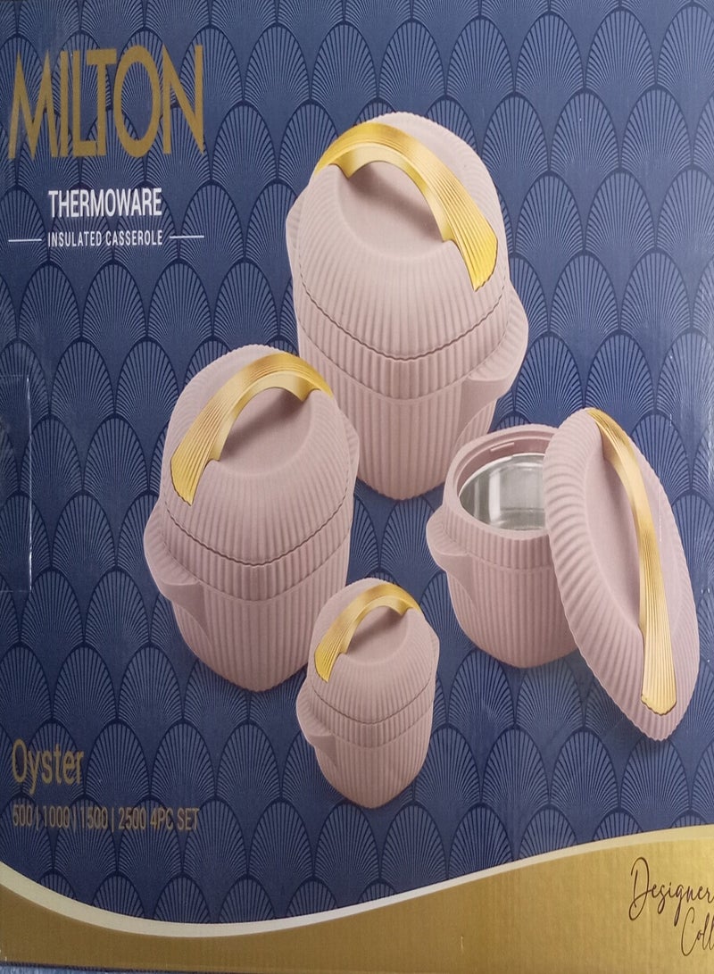 ميلتون طقم حافظات طعام ملكية - 4 قطع بأحجام متعددة (500-1000-1500-2500 مل) - Image 5