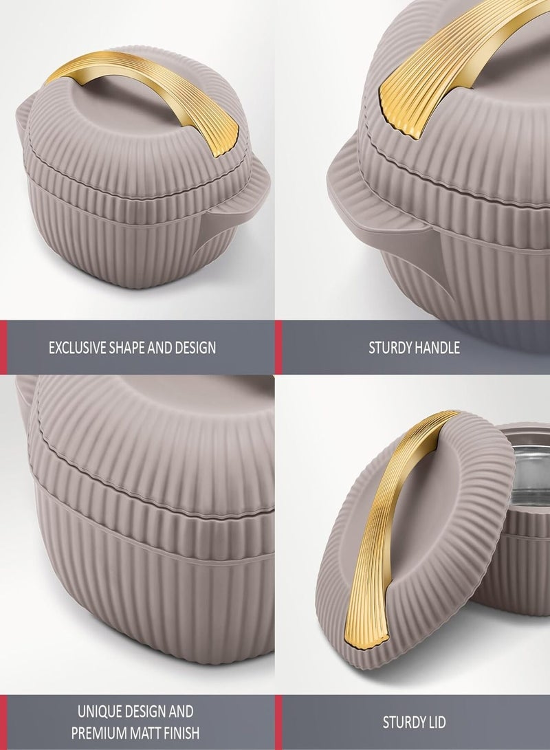 ميلتون طقم حافظات طعام ملكية - 4 قطع بأحجام متعددة (500-1000-1500-2500 مل) - Image 4