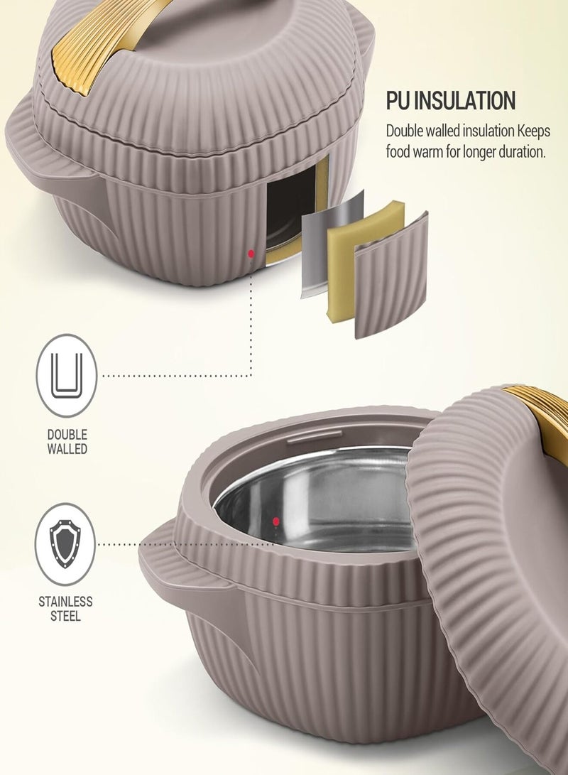 ميلتون طقم حافظات طعام ملكية - 4 قطع بأحجام متعددة (500-1000-1500-2500 مل) - Image 2