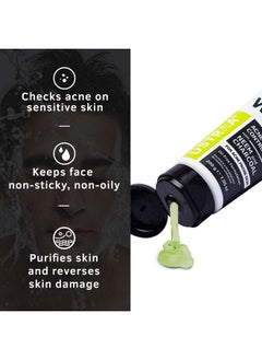 Ustraa Face Wash Acne Control - With Neem & Charcoal Face Wash - 200G - Oil Control, Prevents Acne, Especially For Oily Skin, No Sulphate, No Paraben, No Harmful Chemicals.  - Image 3