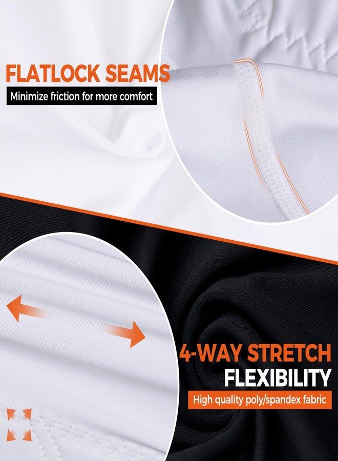 COOLOMG Adult Men Baseball Sliding Shorts with Cup Pocket, NO Cup - Image 4
