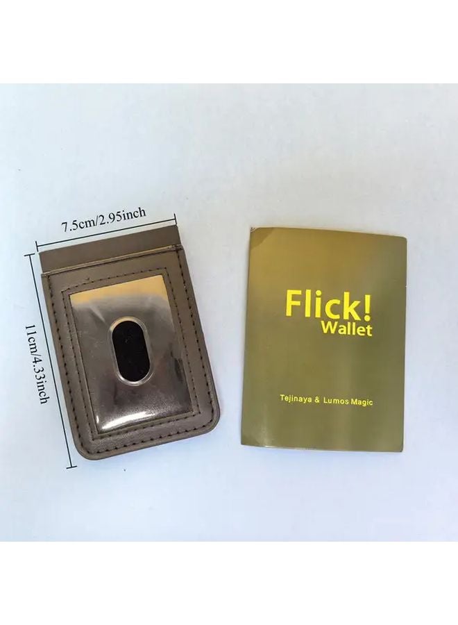Magical Faux Leather Flick Wallet With 1 Pack Of Rubber Bands Instant Transformation Durable - Image 3