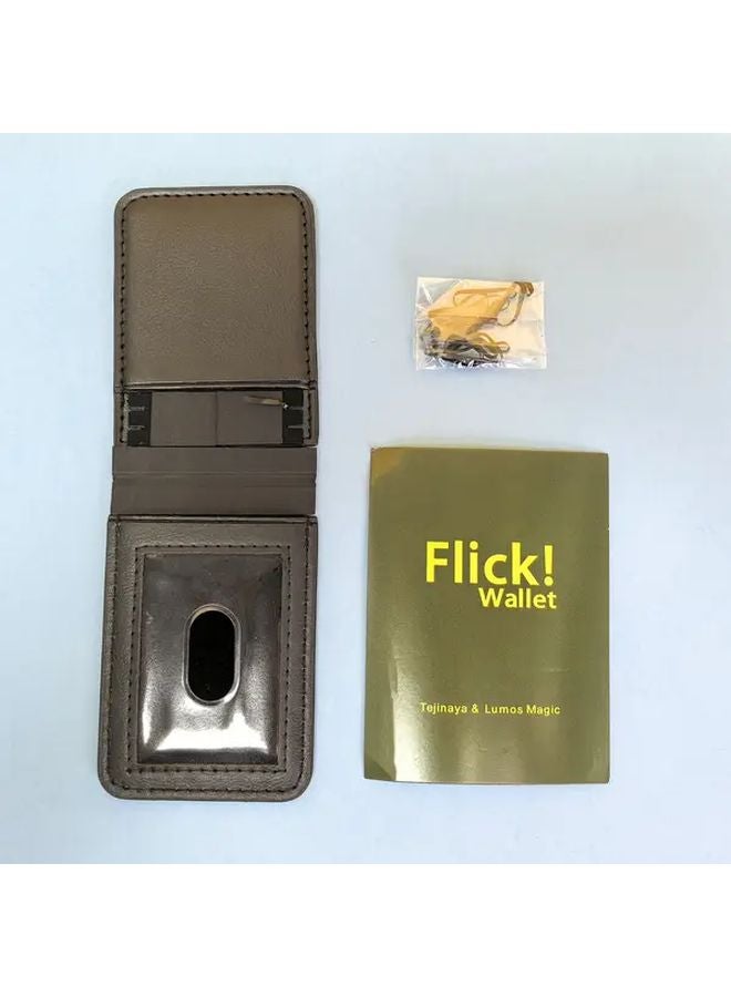 Magical Faux Leather Flick Wallet With 1 Pack Of Rubber Bands Instant Transformation Durable - Image 2