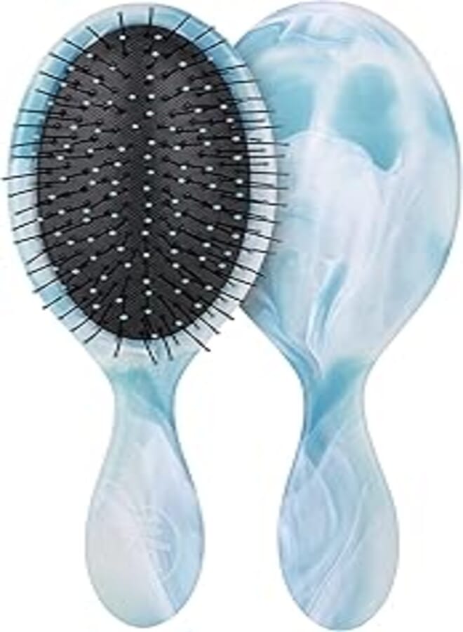 Wet Brush Original Detangler Brush, Gemstone, Turquoise, All Hair Types, Ultra Soft IntelliFlex Bristles Glide Through Tangles with Ease Pain Free Comb for Men, Women, Boys and Girls