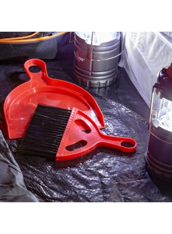HASANAT ESSENTIALS Essentials Mini Dustpan and Brush Set Ideal for Camping Tents Caravans, 20cm x 17cm x 15cm - Image 3