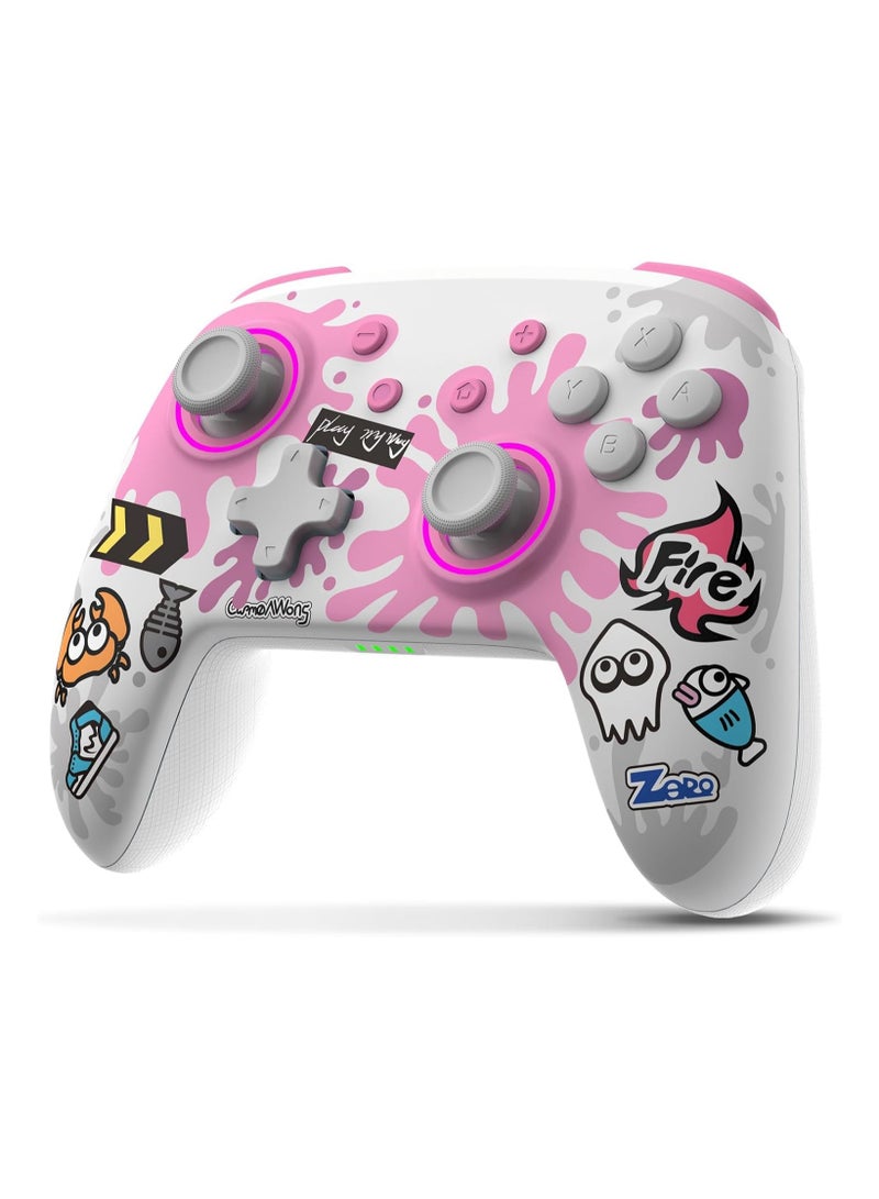 Wireless Game Controller for Nintendo Switch/OLED, Support NFC with Wake-up, Dual Sport  TURBO Function, Wireless Remote Gamepad, Dual Turbo Vibration, Anti-Slip - Image 1