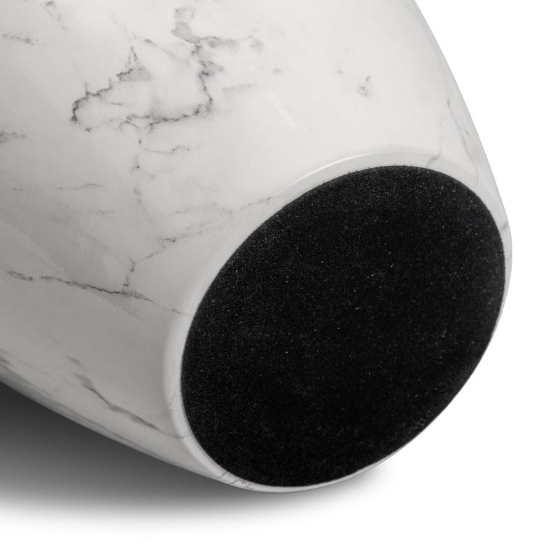 LINES ARTE White Marble Finish Urn for Ashes Adult Male Female,Large Cremation Urn for Human Ashes Men and Women,Memorial Urn for Dad/Father/Grandpa/Brother(Includes Velvet Bag) - Image 5