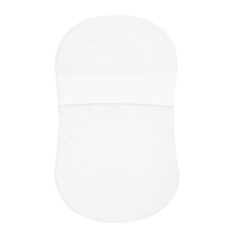 HALO BassiNest Fitted Sheet â€“ 100% Cotton, Soft and Breathable Bassinet Sheet for Babies, 30â€ x 16â€ Pre-Shrunk Sheet, Pebble - Image 2