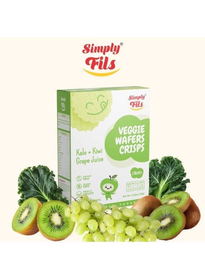Simply Fils رقائق الخضار كالي + عصير الكيوي والعنب - Image 2