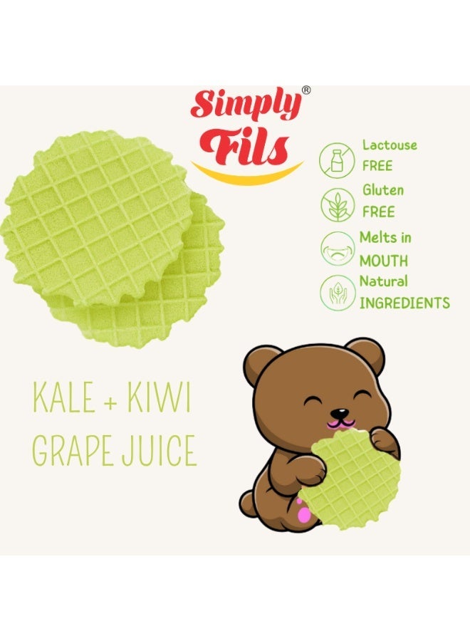 Simply Fils رقائق الخضار كالي + عصير الكيوي والعنب - Image 3