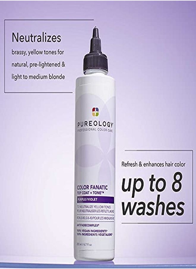 Color Fanatic Top Coat + Tone Purple, Prelightened Light Blonde To Dark Blonde, Rose, Floral Ginger & Cedarwood, 6.7 Fl. Oz. - pzsku/Z9F46A11A9501E2AC00A2Z/45/_/1647802910/ffbb992e-0123-44dc-a8a4-db1ecd3312d6