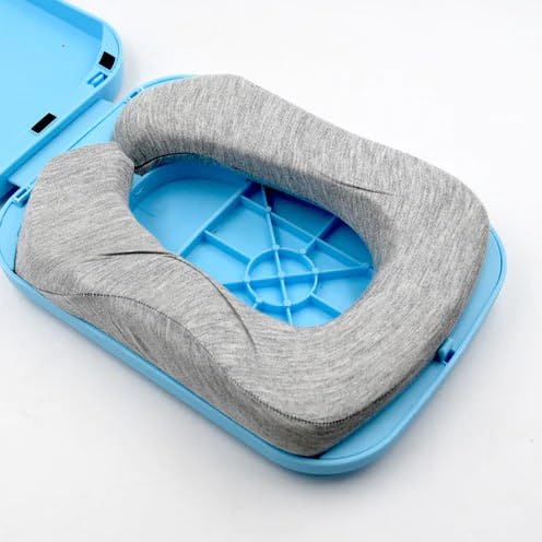 ZURITY Foldable Sleeping Pillow Portable U Shaped Soft Pillow for OfficeSchoolLibraryOutdoor Head Desk Cushion for Kids Nap Pillow for Travel Pack of 1Multicolor - Image 2