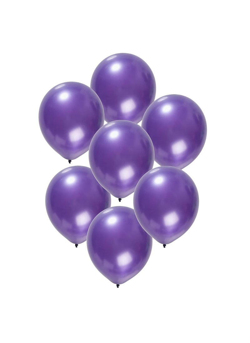 بارتي فن بالون معدني 12 بوصة لون بنفسجي 40 قطعة - Image 1