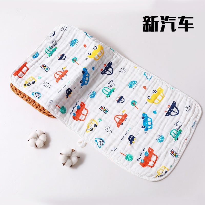 6-Layer Gauze Baby Bath Towel, Pure Cotton, Super Soft, Breathable, Lint-Free, Animal  Print