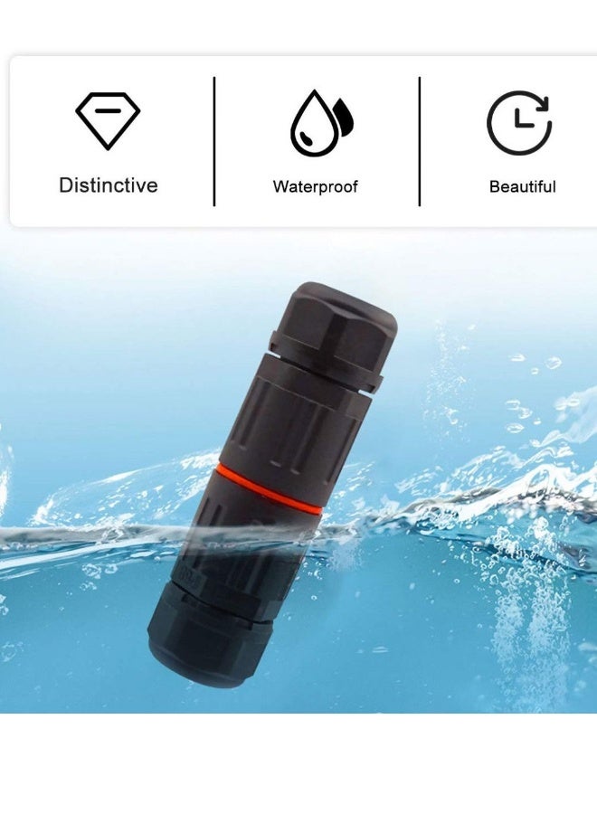 10 Pcs Waterproof Junction Box, IP68 Outdoor Cable Connector, 4-7mm Waterproof Outdoor Sleeving Coupler, Electrical Waterproof Branch Sleeving - Image 2