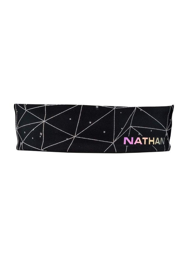 NATHAN Ns1195 0480 00 Hypernight Reflective Hairband Galaxy Nova Black - Image 3
