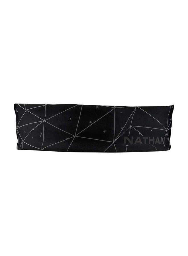 NATHAN Ns1195 0480 00 Hypernight Reflective Hairband Galaxy Nova Black - Image 2