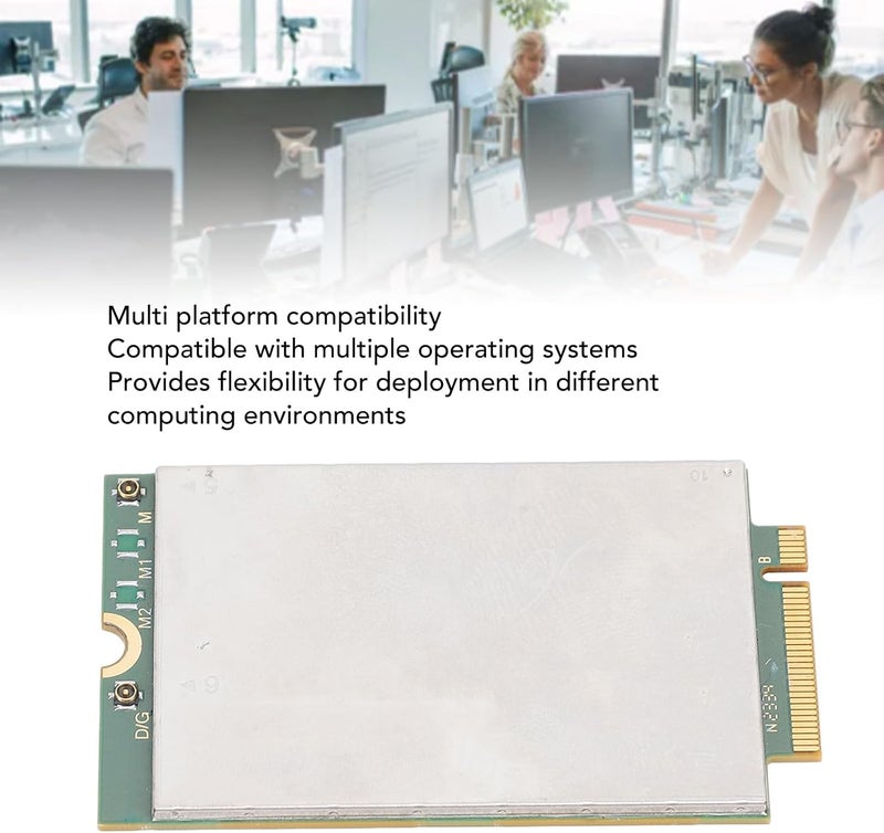 4G LTE WCDMA Module, FM350-GL-16 4G LTE Network Card 2x2 MIMO Support GNSS M.2 Network Card Module for Linux for - Image 2