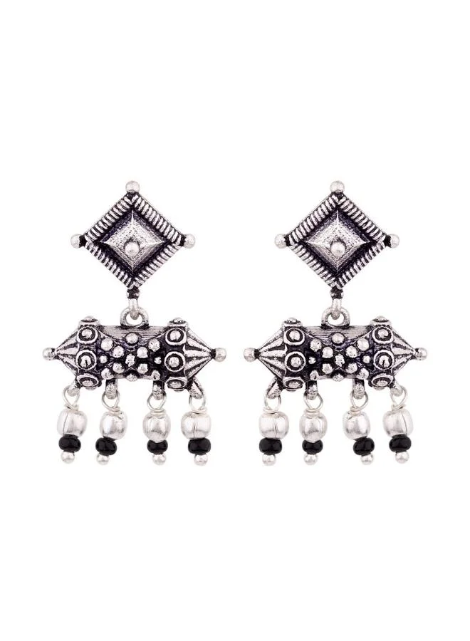 VOYLLA Nayantara Geometric Design Earrings